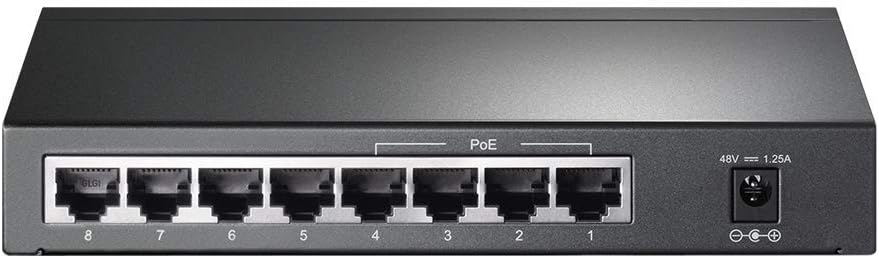 TP-Link Switch TL-SG1008P 8PT Gigabit Desktop Switch w 4PT PoE 10 100 1000Mbps