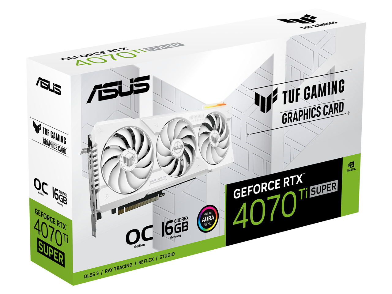 ASUS  GeForce RTX 4070 Ti SUPER BTF White OC