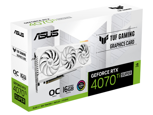 ASUS  GeForce RTX 4070 Ti SUPER BTF White OC