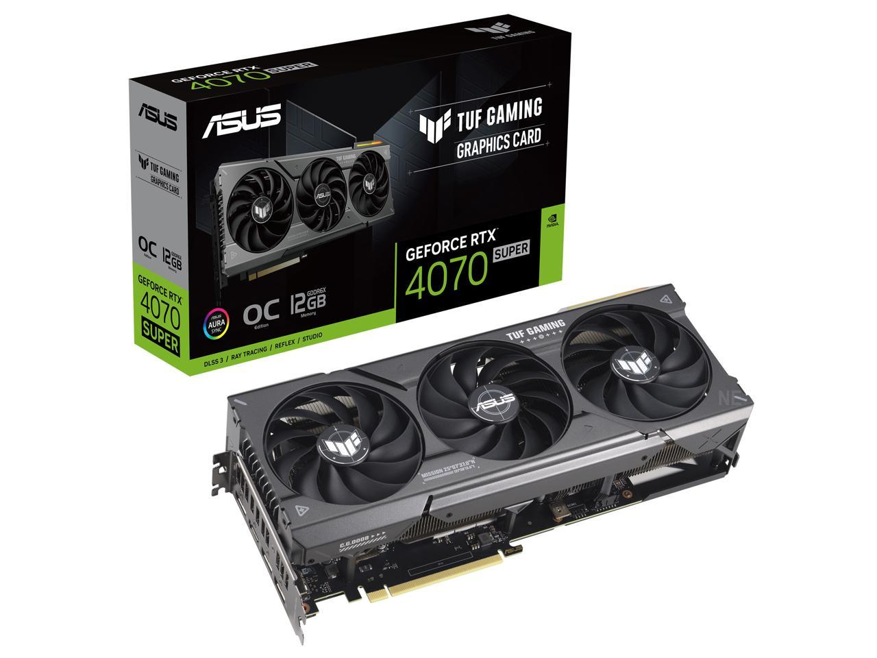 ASUS GeForce RTX 4070 SUPER OC 12GB GDDR6X 192B