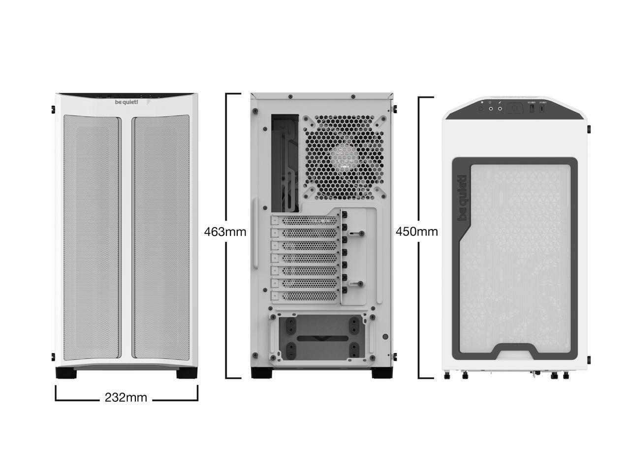 be quiet! BGW38 PURE BASE 500DX White ATX MATX MITX ATX