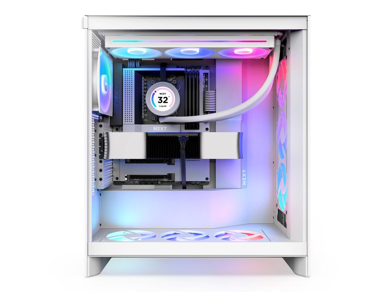 NZXT H7 FLOW RGB (2024) White MidTower