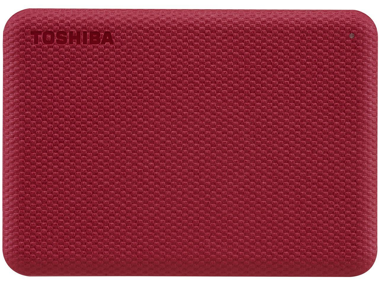 Toshiba 1TB USB 3.0 Canvio Advance Portable HD Red