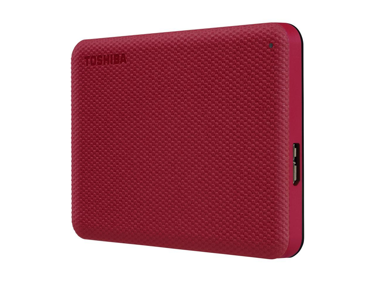 Toshiba 1TB USB 3.0 Canvio Advance Portable HD Red