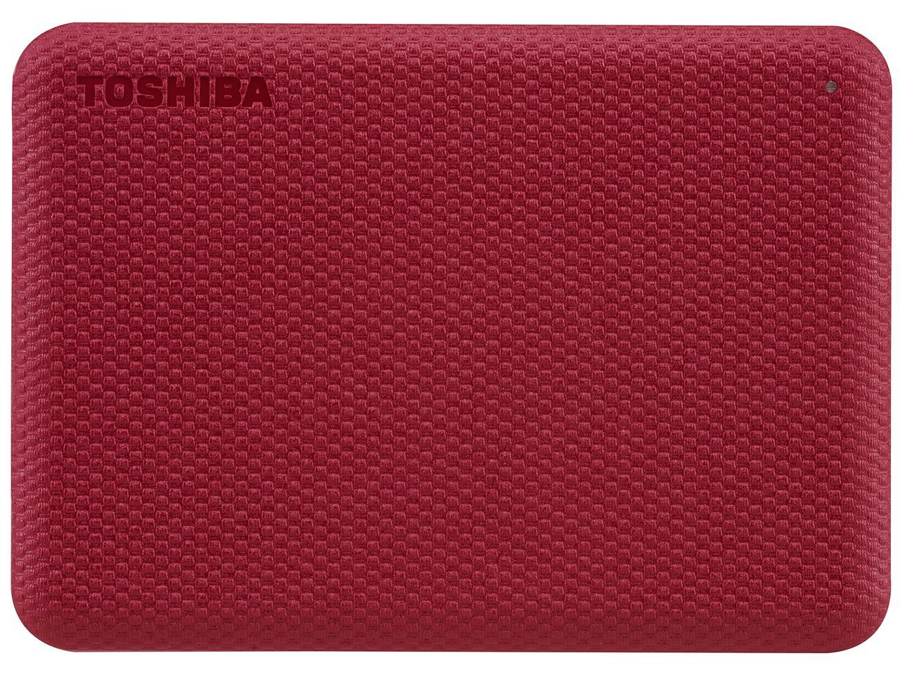 Toshiba 2TB USB 3.0 Canvio Advance Portable HD Red