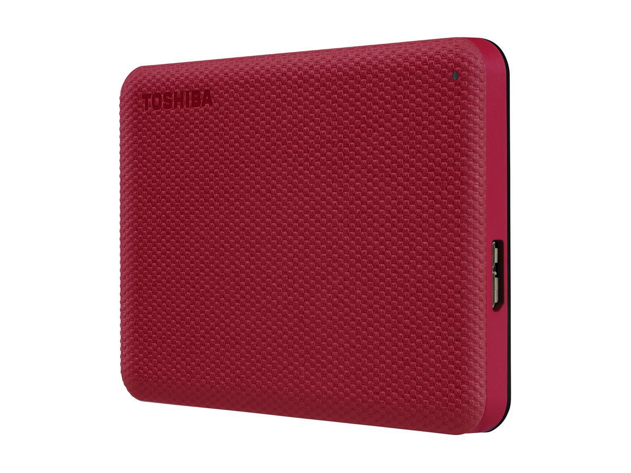 Toshiba 4TB USB 3.0 Canvio Advance Portable HD Red