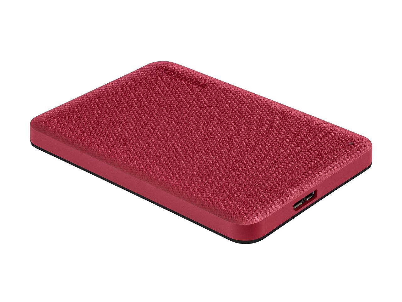 Toshiba 4TB USB 3.0 Canvio Advance Portable HD Red