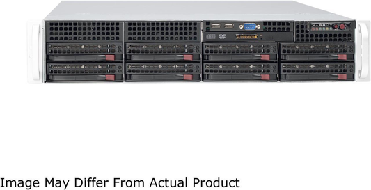 Supermicro CSE-825TQ-600LPB 2U 600W 8x3.5inch SAS SATA 2xFixed 3.5inch