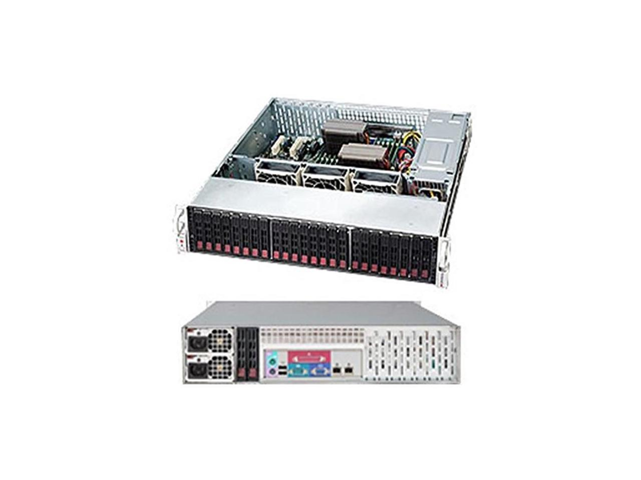 Supermicro Case CSE-216BE1C-R920LPB 2U 24x2.5HS SAS SAT 920W RPS EATX ATX