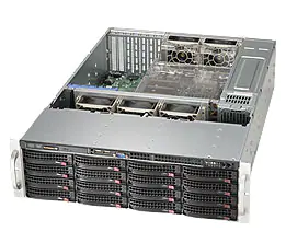 Supermicro CSE-836BE2C-R1K03B 3U 16x3.5SAS SATA HDD SSD 1000W RPM ATX EATX