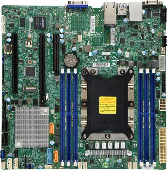 Supermicro MBD-X11SPM-F-O Xeon Single Socket S3647 C621 Max.768GB PCIE mATX