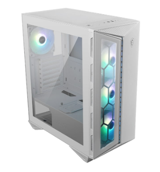 MSI MPG GUNGNIR 110R WHITE Mid Tower TG 7Slots USB ATX mATX Mini-ITX White