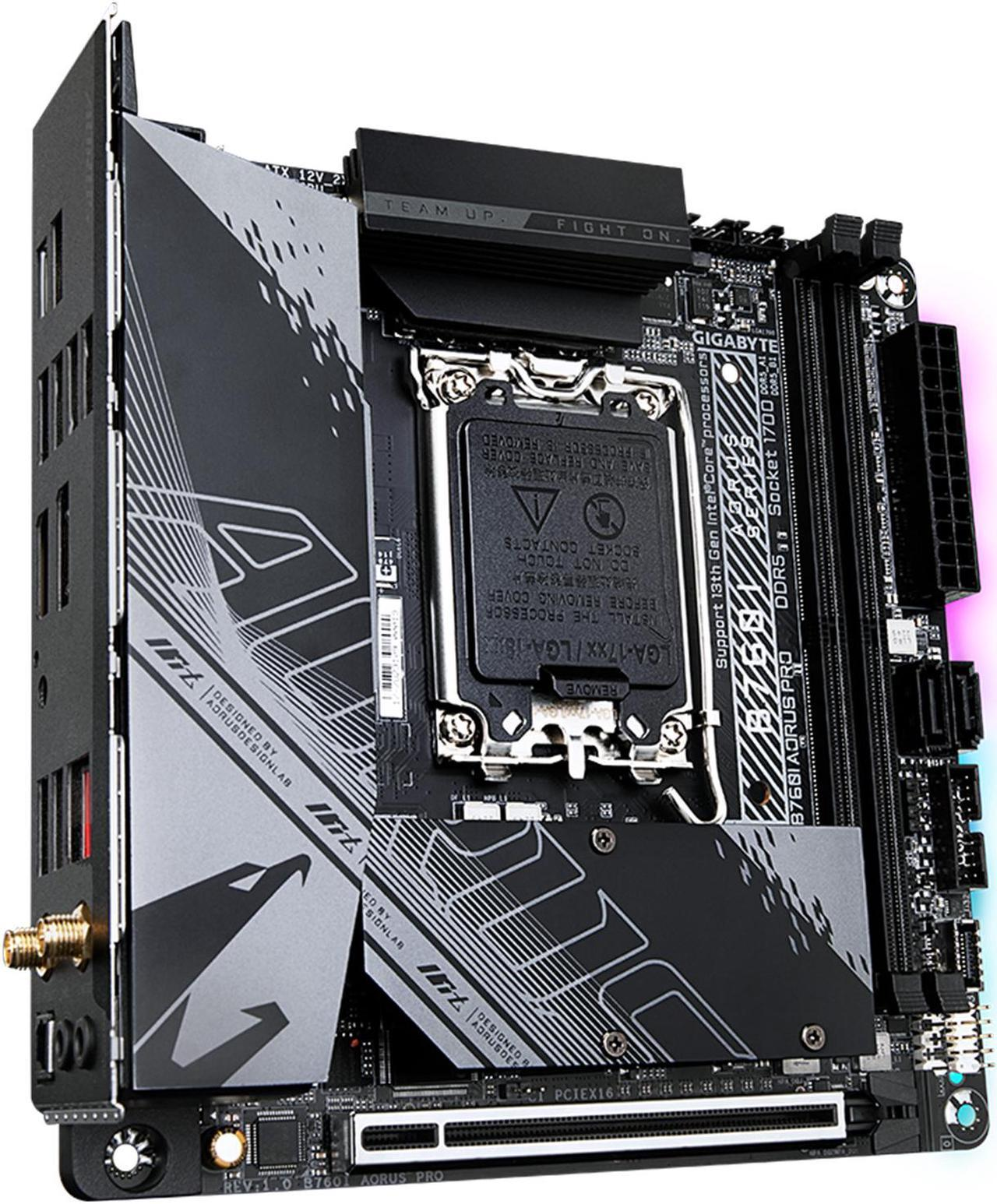 Gigabyte B760I AORUS PRO B760 LGA1700 Max96GB DDR5 PCIE mini-ITX