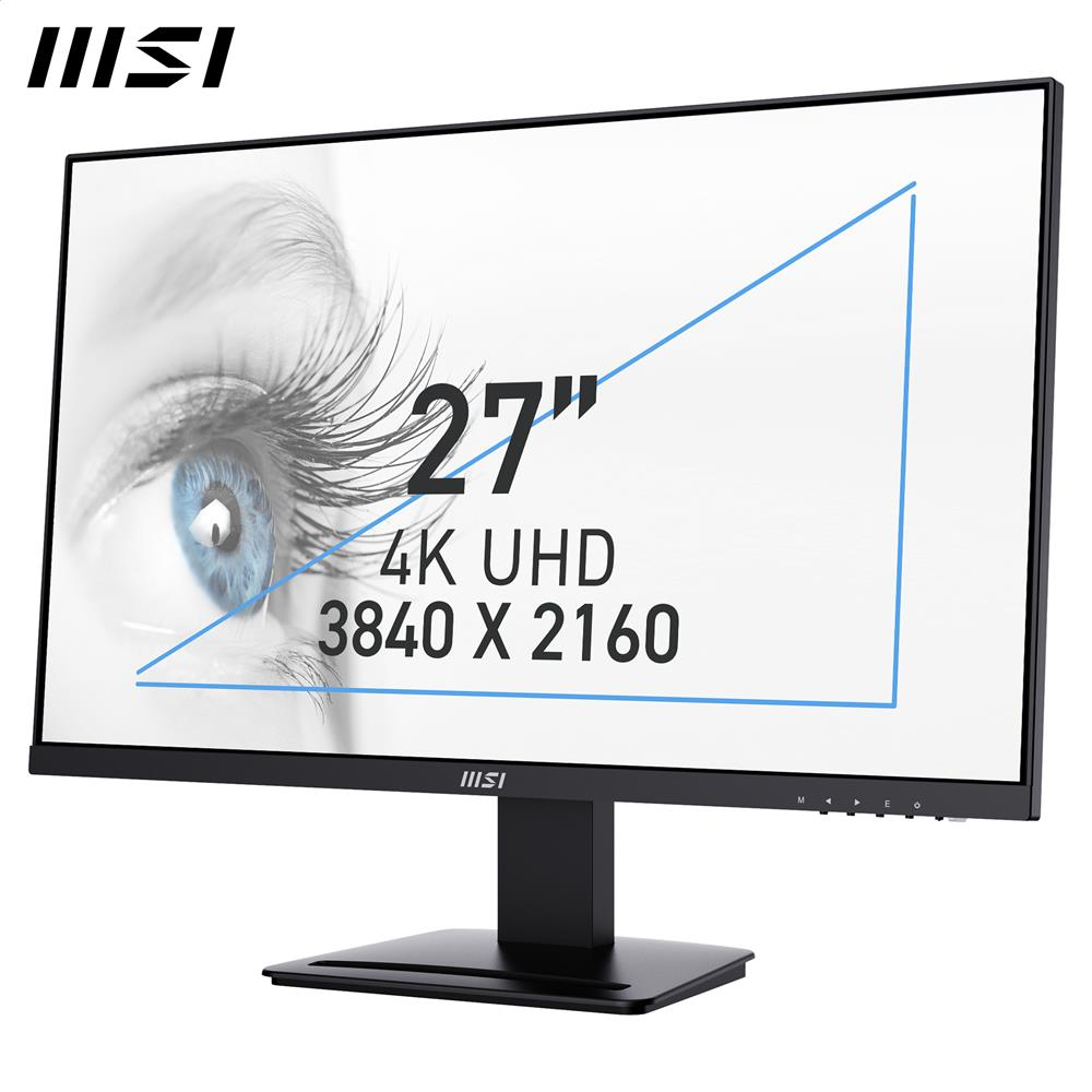 MSI PRO MP273U 27 IPS UHD 3840x2160 16:9 4ms 60Hz 2xHDMI DP Speaker