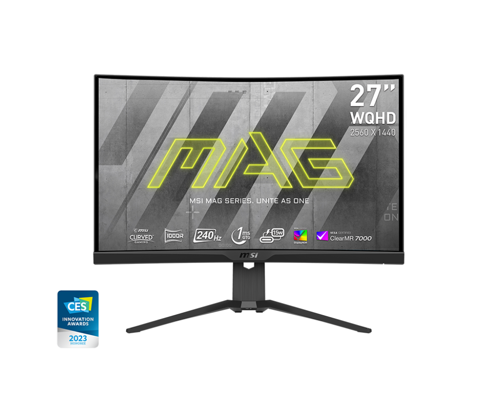 MSI MPG 275CQRXF 27 Rapid VA QHD 2560x1440 16:9 0.5ms 240Hz 2xHDMI DP