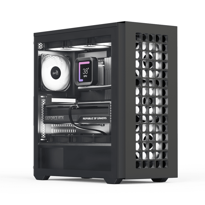 AeroCool Case D502A Mid Tower ABS SPCC Black