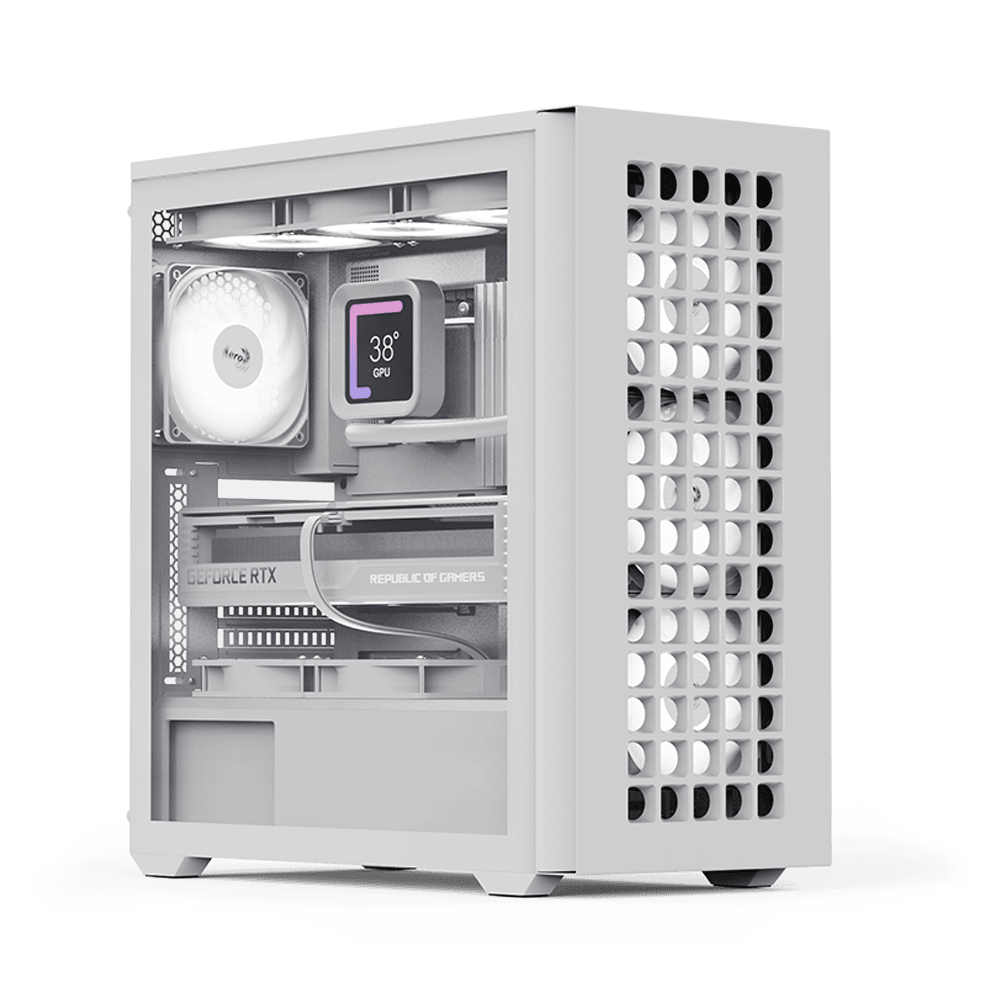 AeroCool D502A Mid Tower ABS SPCC White
