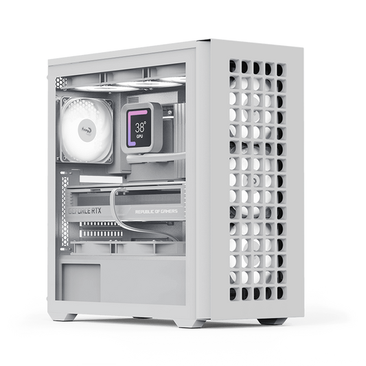 AeroCool D502A Mid Tower ABS SPCC White