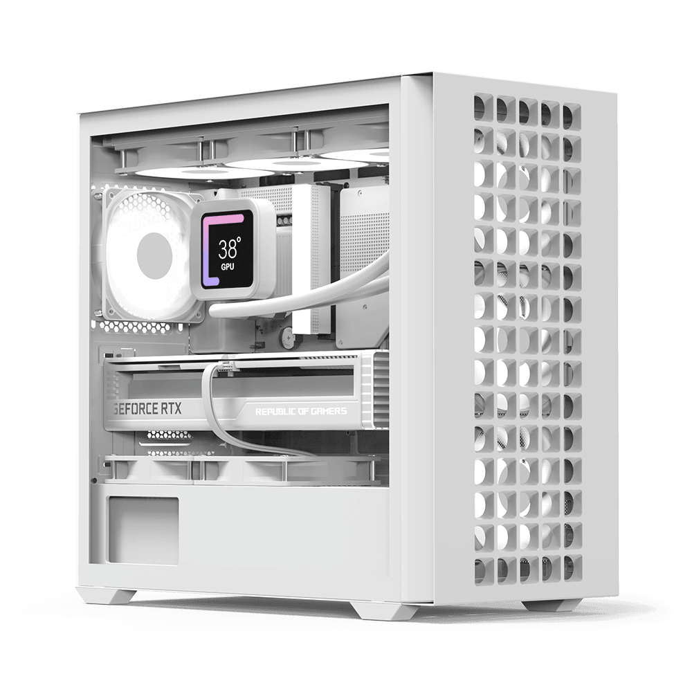 AeroCool Case D302A Mini Tower ABS SPCC White