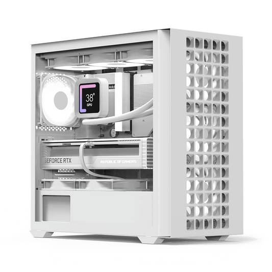 AeroCool Case D302A Mini Tower ABS SPCC White