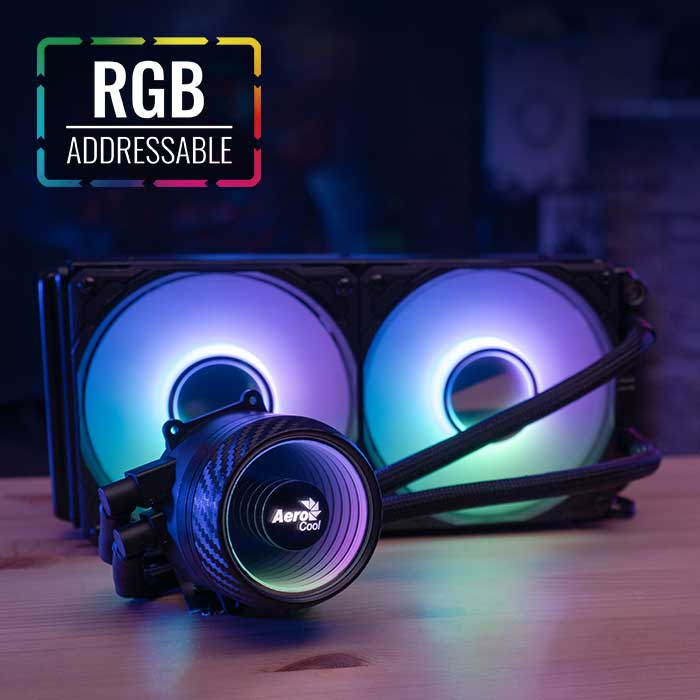 AeroCool Mirage L240 Radiator Black