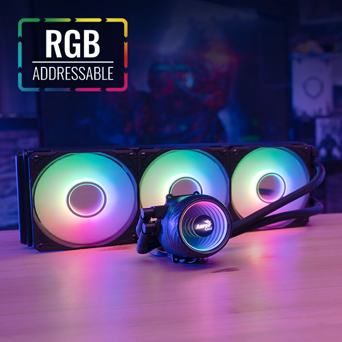 AeroCool Mirage L360 Radiator Black