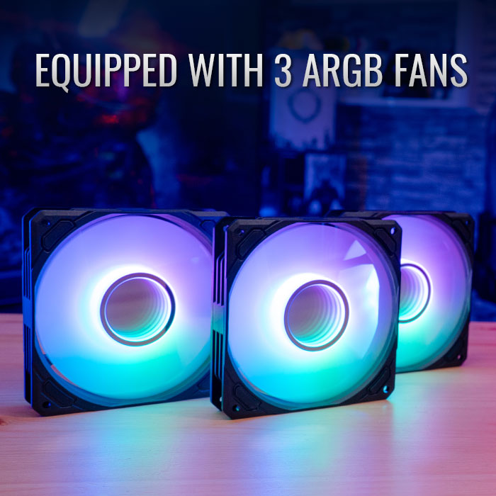 AeroCool Mirage L360 Radiator Black