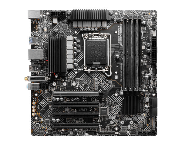 MSI PRO B760M-VC WIFI BULK B760 LGA1700 Max192GB DDR5 mATX
