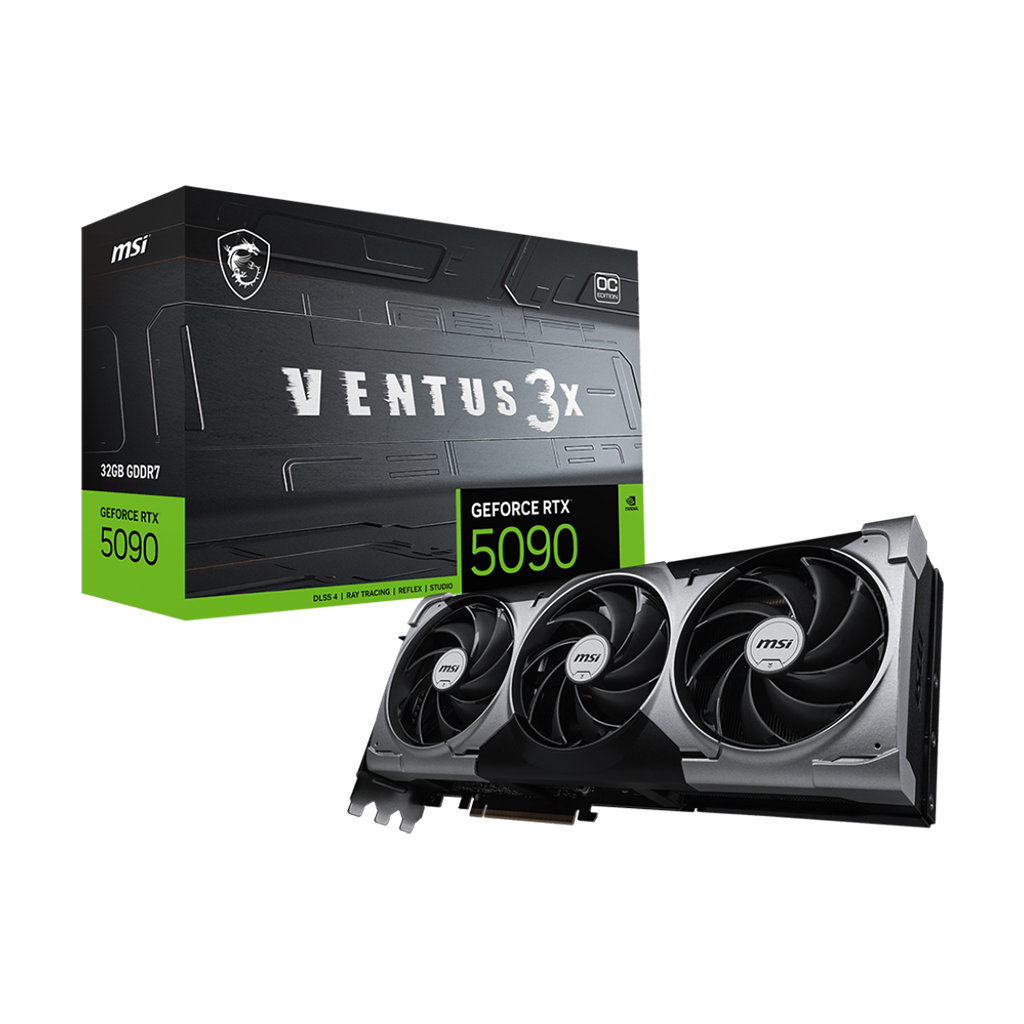 MSI GeForce RTX 5090 32G VENTUS 3X OC 32GB GDDR7 512bit PCIE