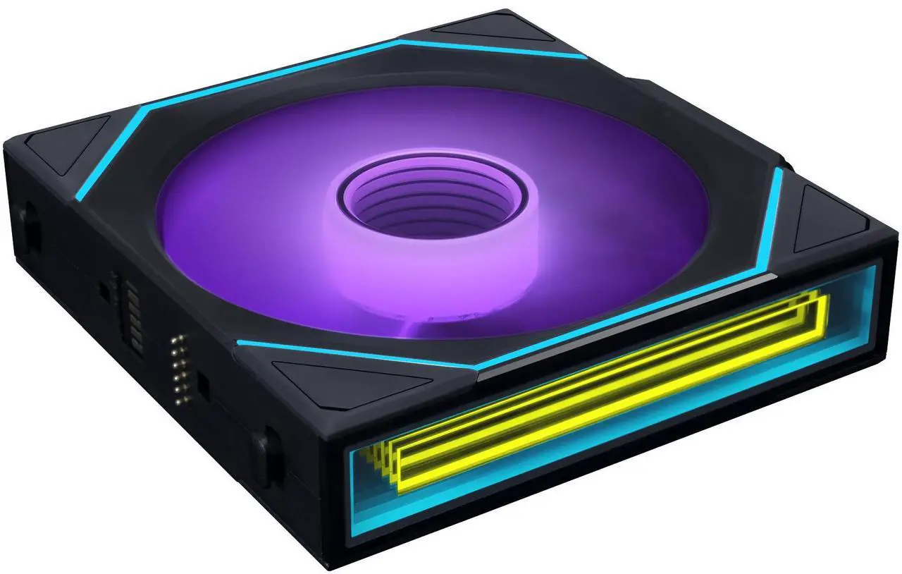 Lian-Li UNI FAN SL-INF Wireless12RSLIN1W1B FDB fan REVERSE BLADE without FanController Black