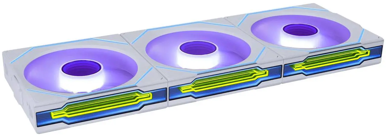 Lian-Li Fan 12SLIN1W3W Fluid Dynamic Bearing 3xFan with Fan Controller White