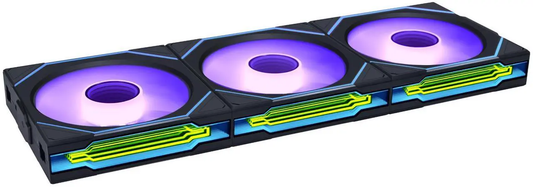 Lian-Li Fan 12RSLIN1W3B FDB 3xFan REVERSE BLADE with Fan Controller Black