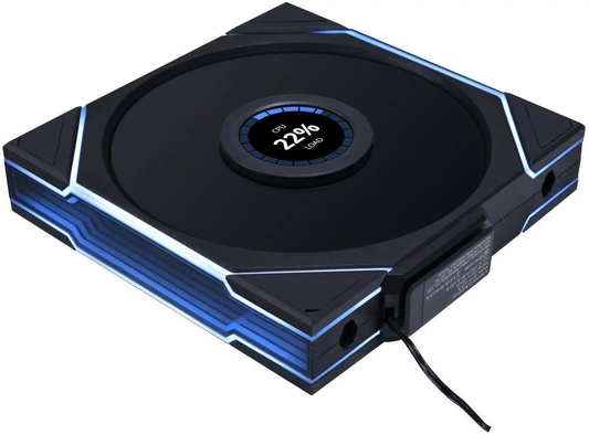 Lian-Li Fan 14TLLCD1W1B Fluid Dynamic Bearing Without Fan Controller Black