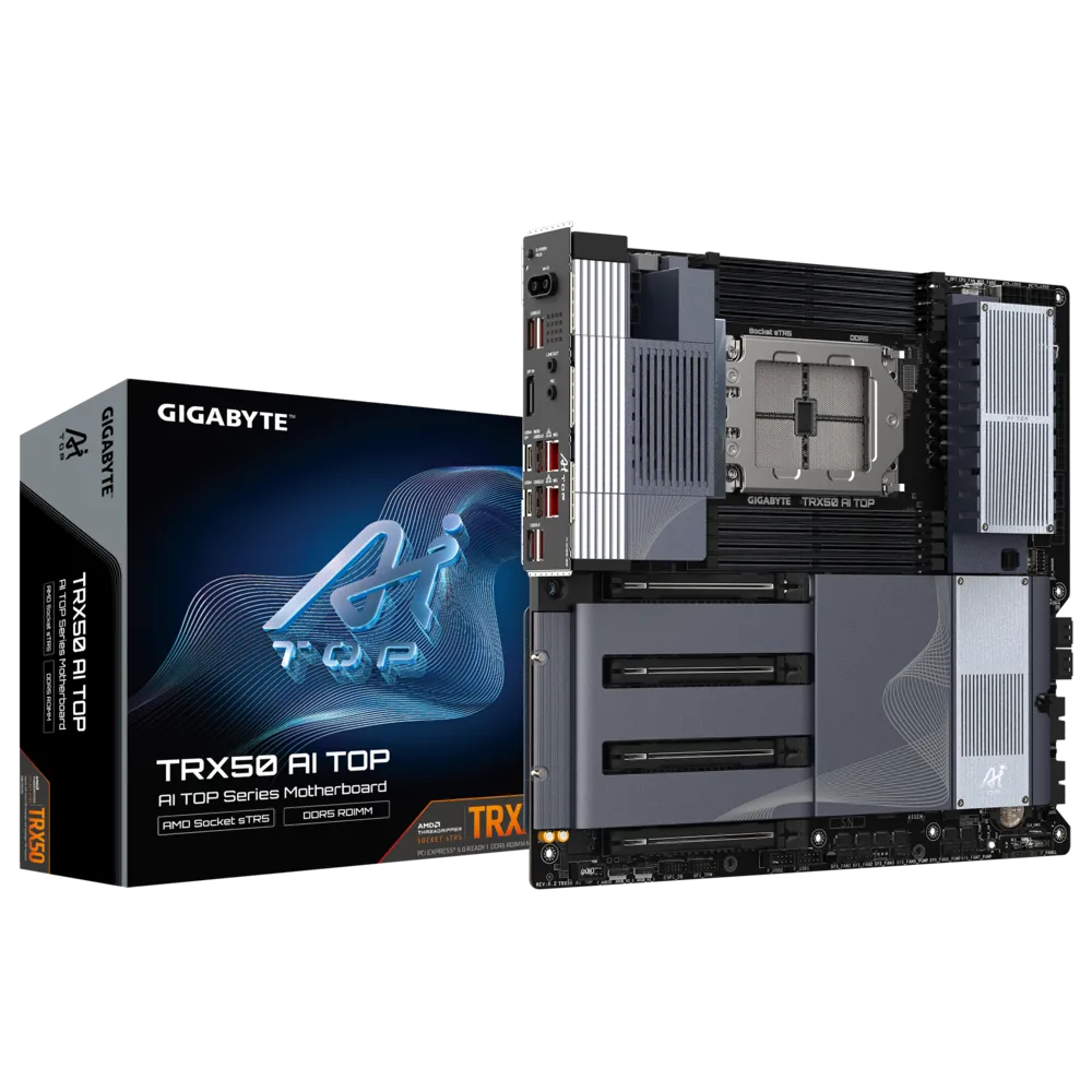Gigabyte TRX50 AI TOP 1.1 AMD Ryzen Threadripper TRX5 TRX50 Max2TB D5 E-ATX
