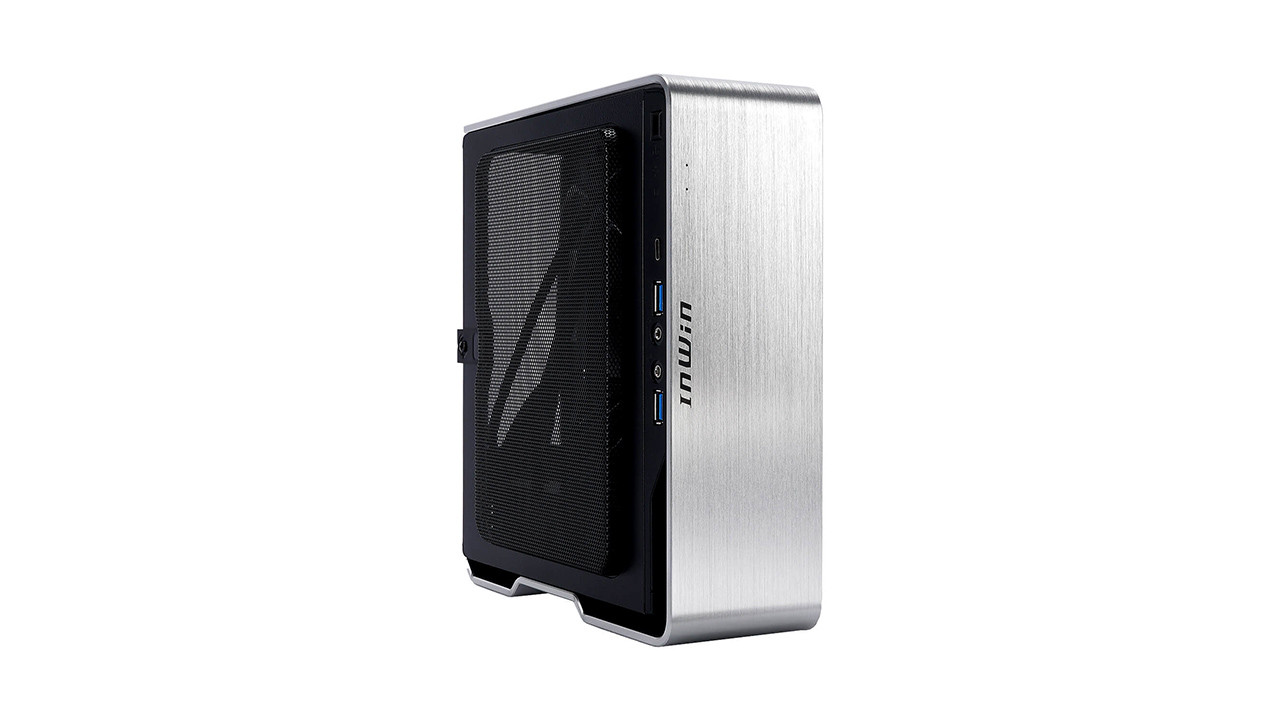 In Win Chopin MAX Mini ITX Desktop Case w/200 W Power Supply IW-CS-CHOPINMAXSIL-PS200W