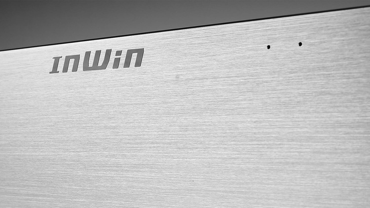 In Win Chopin MAX Mini ITX Desktop Case w/200 W Power Supply IW-CS-CHOPINMAXSIL-PS200W