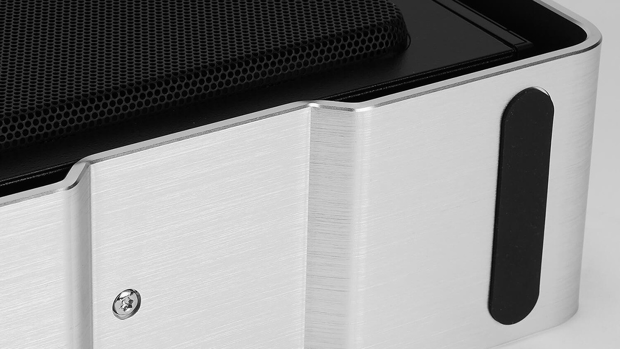 In Win Chopin MAX Mini ITX Desktop Case w/200 W Power Supply IW-CS-CHOPINMAXSIL-PS200W