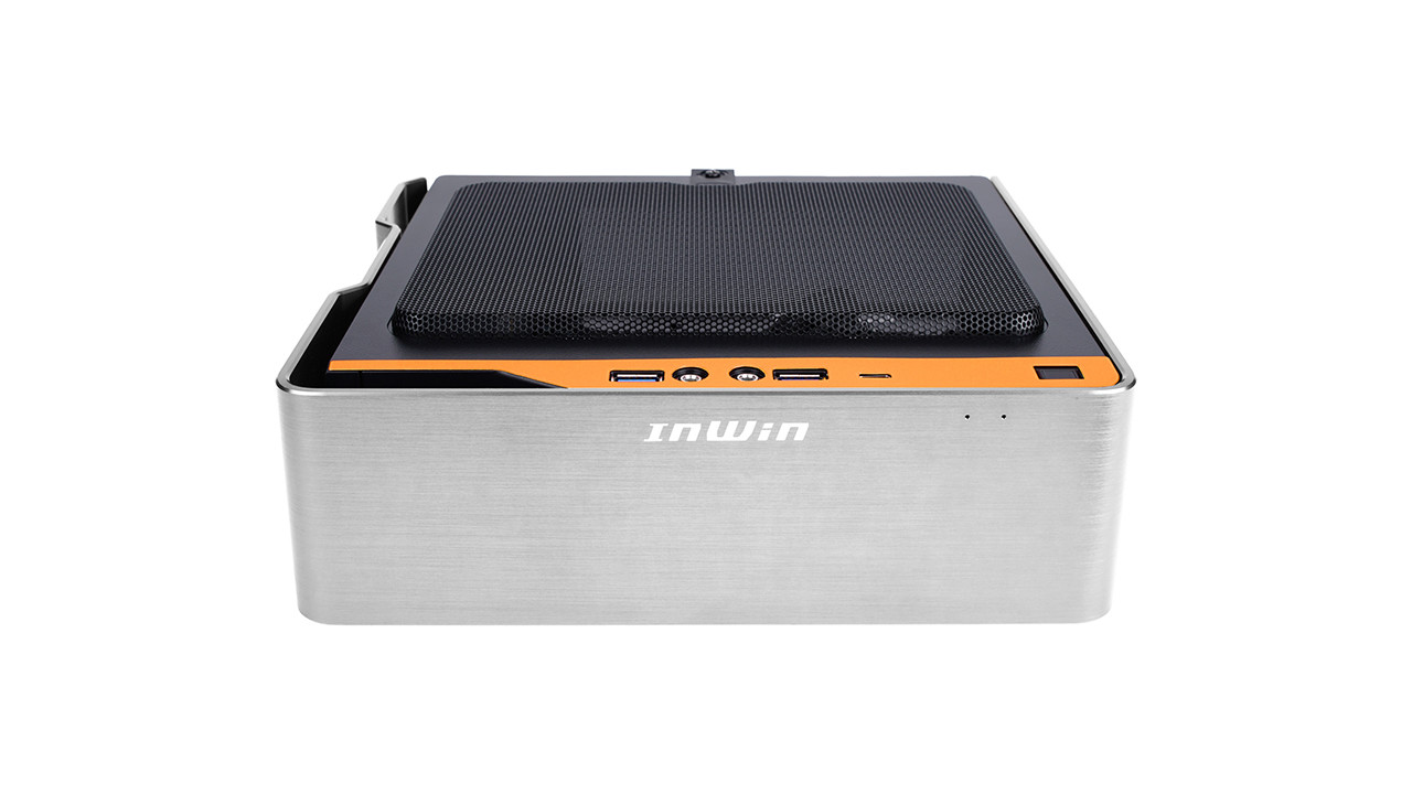In Win Chopin MAX Mini ITX Desktop Case w/200 W Power Supply IW-CS-CHOPINMAXSIL-PS200W