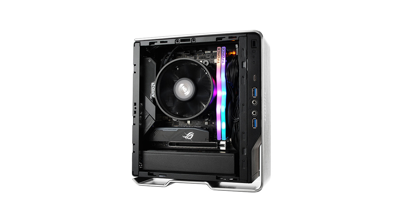 In Win Chopin MAX Mini ITX Desktop Case w/200 W Power Supply IW-CS-CHOPINMAXSIL-PS200W