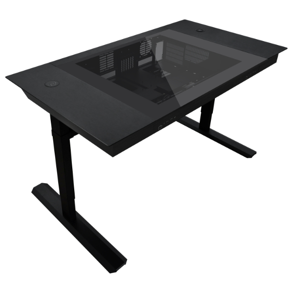 Lian-Li CS DK07X Gaming Case Dual System Black height adjustable desk