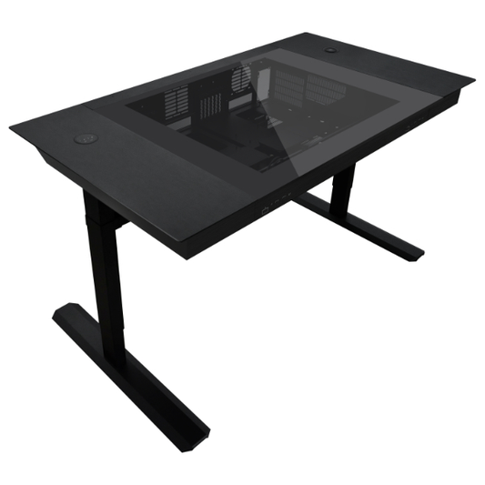 Lian-Li CS DK07X Gaming Case Dual System Black height adjustable desk