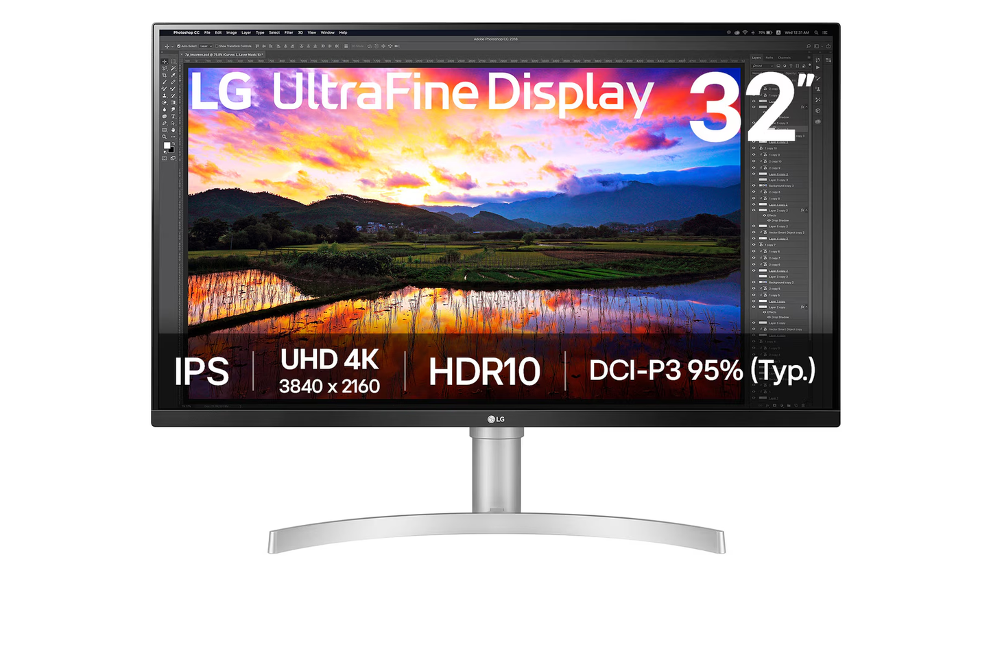 LG 32UN650K-W 32 IPS UHD 3840x2160 16:9 5ms 60hz DP HDMI Speaker White