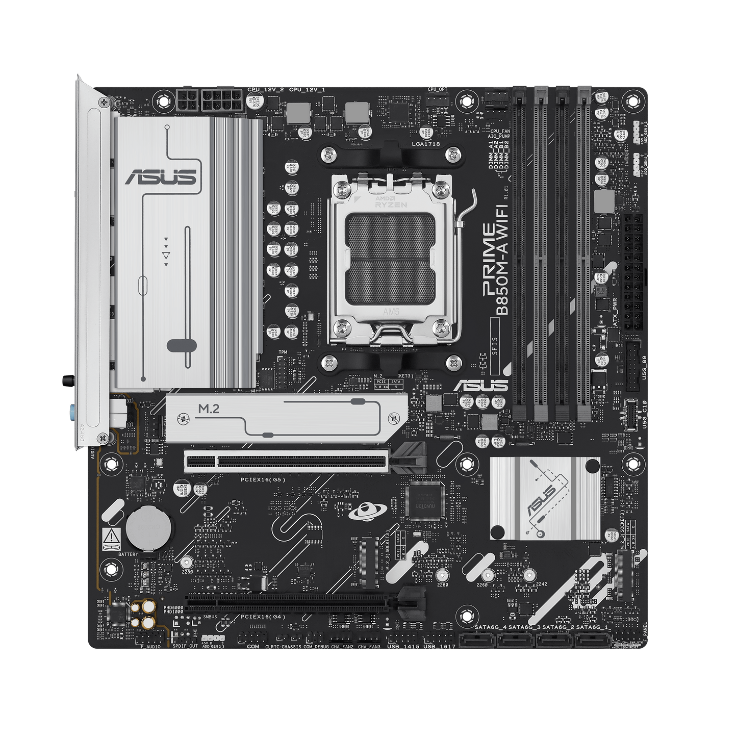 ASUS PRIME B850M-A WIFI-CSM AMD B850 AM5 max.256GB DDR5 mATX