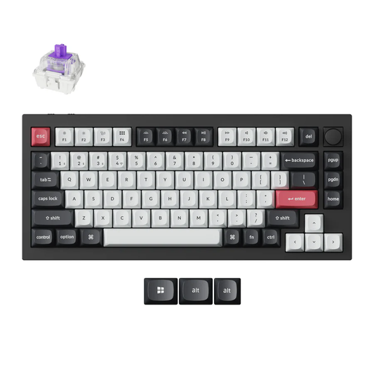 Keychron KB Q1H-M1 Q1 HE QMK Wireless Custom Gateron magnetic Nebula Switch