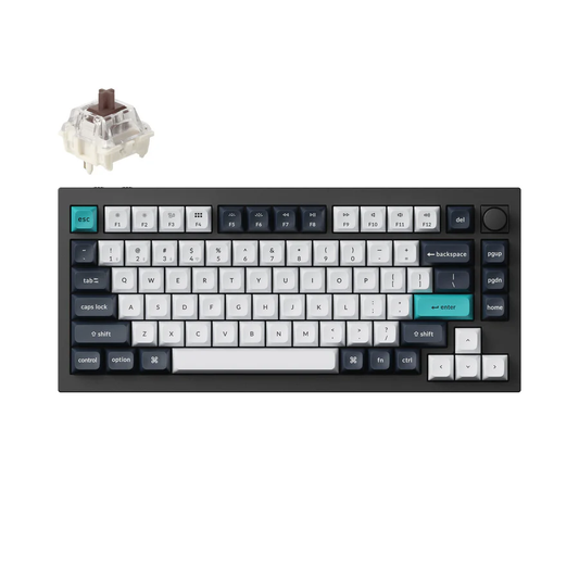 Keychron KB Q1M-M3 Q1 Max QMK VIA Wireless Gateron Jupiter Brown