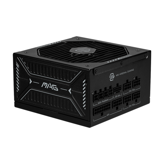 MSI PS MAG A1000GLS PCIE5 1000W 80+ Gold Fully-Modular ATX 12V APFC