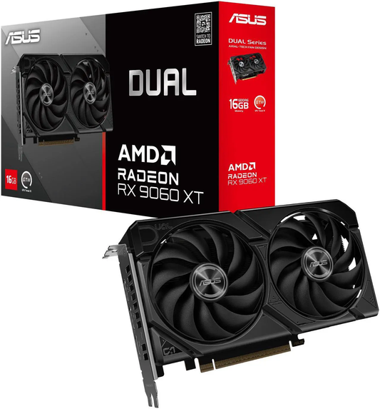 ASUS VCX DUAL-RX9060XT-16G Radeon RX 9060 XT 16GB GDDR6 16GB GDDR6 128bit