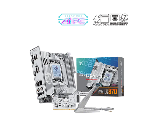 MSI MB MPG X870I EDGE TI EVO WIFI X870 AM5 Max128GB DDR5 Mini-ITX