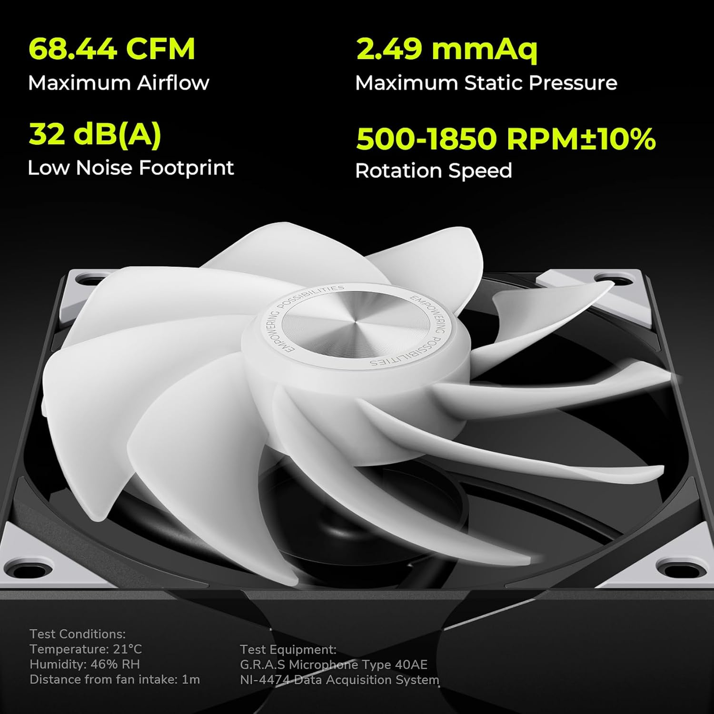 TRYX FN F-R120R-AM3M-G0K ROTA SL ARGB Reverse 120mm Fan Triple Pack Black