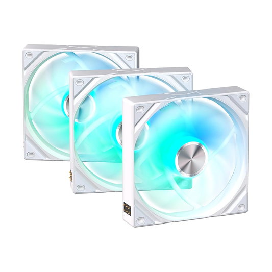 TRYX FN F-R120R-AM3M-G0W ROTA SL ARGB Reverse 120mm Fan Triple Pack White